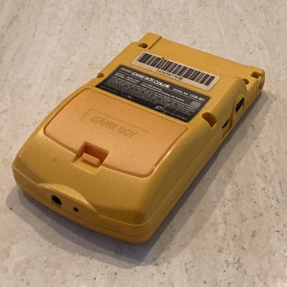 Nintendo Game Boy Color Console System Handheld Dandelion Yellow Gameboy - Picture 9 of 16